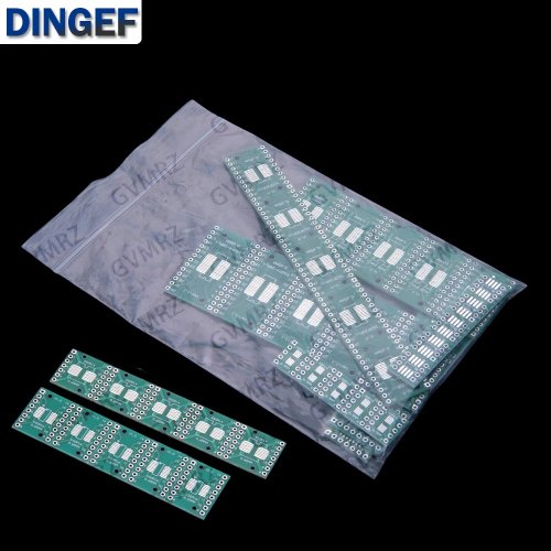 35-piece double-sided SMD-to-DIP PCB adapter kit (SOP8 / SOP14 / SOP16 / SOP20 / SOP24 / MSOP10)