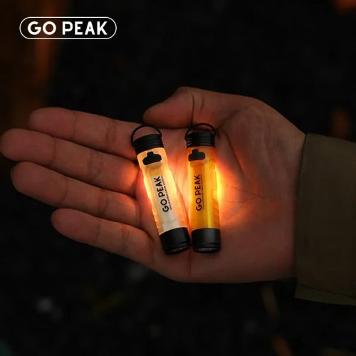 Linterna mini GOPEAK para llavero con clip — LED 5050, compacta y resistente, luz de emergencia