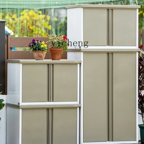 Tủ để ngoài trời W5.14 — chống nước, chống nắng, tủ sân vườn cho dụng cụ làm vườn và đồ vệ sinh