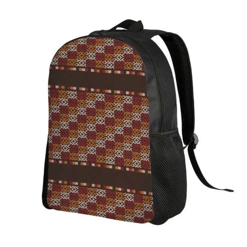 Bohemian Peruvian-pattern Lightweight Single-Compartment Backpack — Daily Use