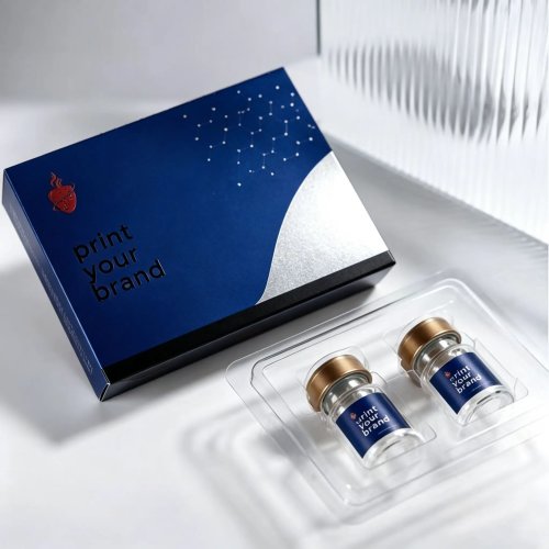 화장품 유리병용 스티커/라벨 — 맞춤 로고 인쇄(3ml·10ml), 트레이 포장용 적합