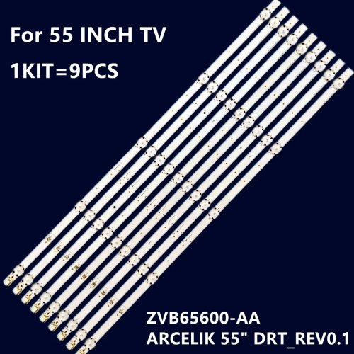 Bandeau LED de rétroéclairage pour TV ARC ELIK série A55L — pièce de remplacement compatible avec modèles 8752 5S 4K, A55L87405B, 55GUB8965, 55GUB8888, 55GUB8867, 55GUB8855, 55GUB8852, 55GUW8867