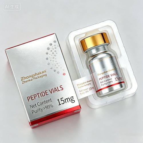 Personalisiertes Verpackungs-Set für Beauty & Fitness – wasserfeste Peptid-Aufkleber, Etiketten & Aufbewahrungsboxen