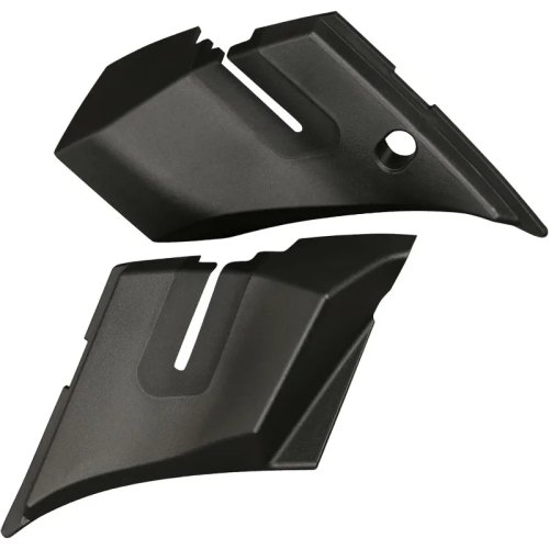 Juego de paneles finales de cowl limpiaparabrisas IZQ/DER negro para Chevrolet Silverado 1500/2500/3500 2007-2013 (15946001/15946002)