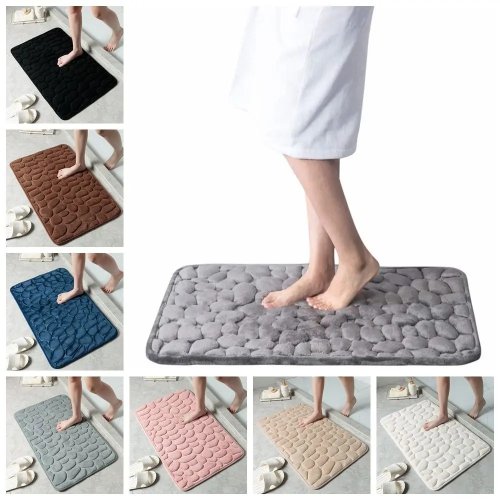 Washable non-slip super absorbent bath mat – bathroom doormat