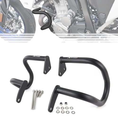 Protetor de motor / barras de proteção para Suzuki DR‑Z 4S / 4SM (2025–2026) — proteção de quadro