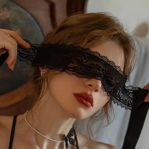 Elegante Augenmaske aus schwarzer Spitze – für Partys, Veranstaltungen & Cosplay