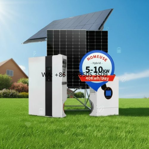 Off-grid Solar Power System for Home — 30 kW (also available in 10 kW & 20 kW) Hybrid kit with 20 kWh 48V lithium batteries