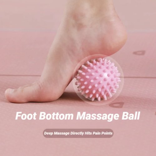 Bola pijat 6 cm berduri - Myofascial release, pijat jaringan dalam dan titik pemicu untuk pemulihan otot & pereda nyeri