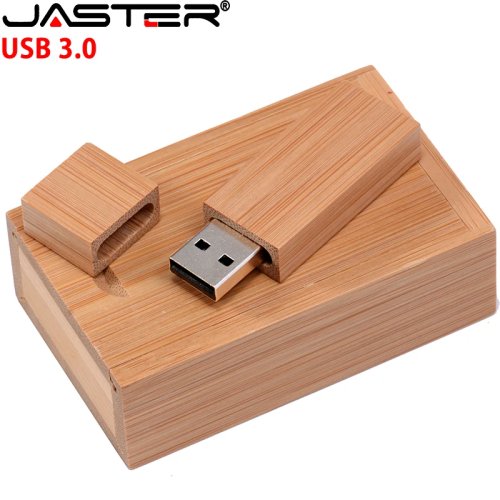 USB gỗ JASTER USB 3.0 (4/8/16/32/64/128GB) - Tốc độ cao, kèm hộp quà, thích hợp làm quà tặng doanh nghiệp