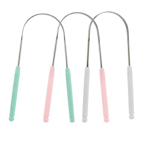 Tongschraper van roestvrij staal – Tongreiniger/tongborstel voor mondhygiëne