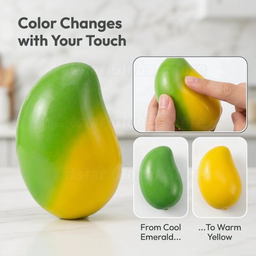 Bola squishy antiestrés que cambia de color — blanda, juguete fidget sensorial ASMR para niños y adultos, ayuda para TDAH