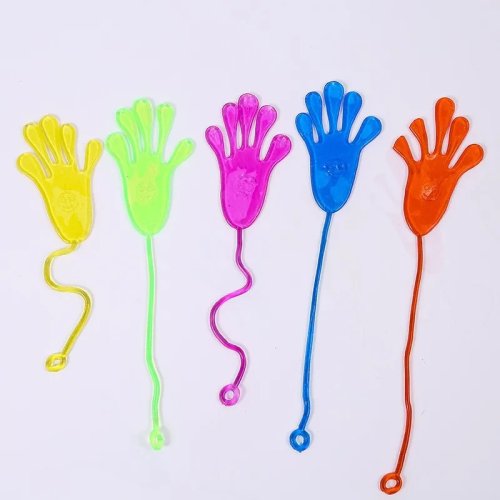ของเล่นมือเหนียวตลก 1–10 ชิ้น มือยืดเหนียวสำหรับตบ ของเล่นปาร์ตี้ ของขวัญวันเกิด