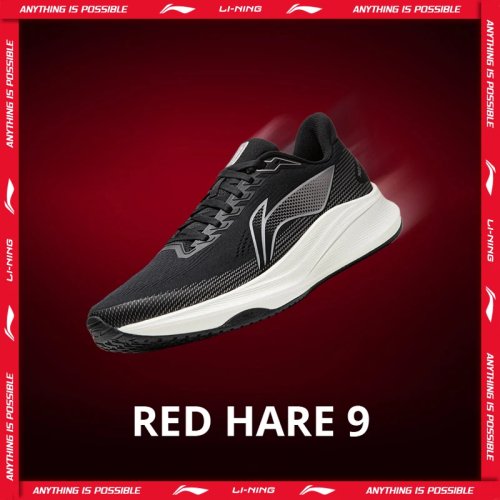 Li-Ning RED HARE 9 Men's Racing Running Shoes - LIGHT FOAM ULTRA, breathable, durable, anti-slip training sneakers ARPW003