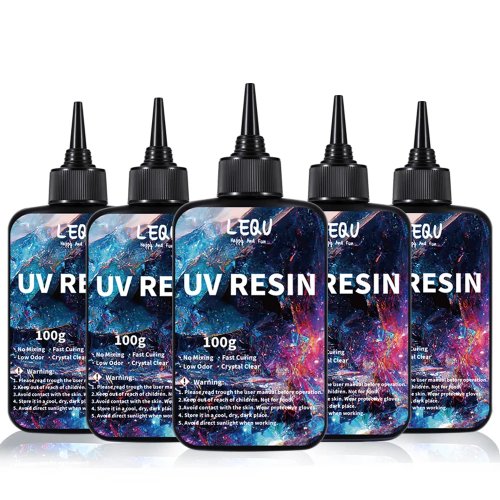 UVレジン 100g クリスタルクリア 硬質 調合済み UV硬化 レジン（アクセサリー・ハンドメイド用）