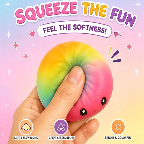 Squishy kawaii bułeczka bao z wieprzowiną BBQ z parownikiem — zabawka antystresowa, dekoracja na biurko, prezent-niespodzianka