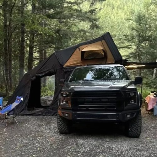 Жёсткая алюминиевая палатка на крышу на 4 человека — автопалатка для 4x4 и офроуд-кемпинга