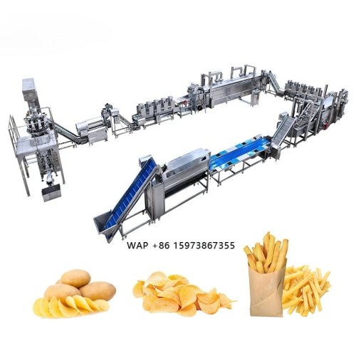 W pełni automatyczna linia do produkcji chipsów i frytek – wysoka jakość