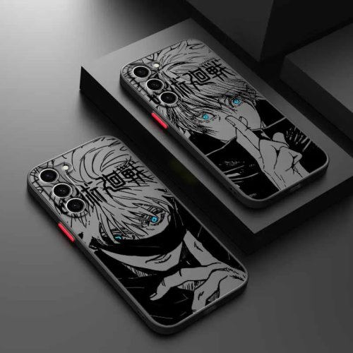 غطاء هاتف Jujutsu Kaisen (سوكُنا) لهواتف Samsung Galaxy A73/A72/A56/A55/A54/A53/A36/A34/A33/A32/A31/A26/A25/A24/A23/A22/A17 – غطاء واقٍ