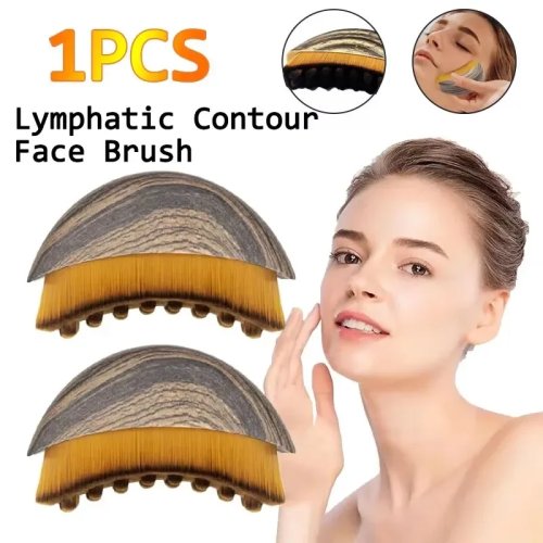 Lymphdrainage Kontur-Gesichtsbrüste — Ergonomisches Sculpting- und Lymphdrainage-Massagegerät für präzise Gesichtskonturen