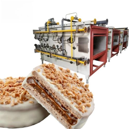 ماكينة إنتاج شوكولاتة أوتوماتيكية فاخرة – خط إنتاج فعال لـ Choco Pie و Snickers