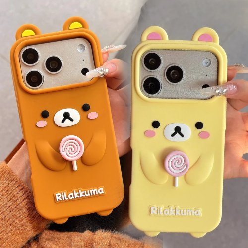Силиконовый 3D-чехол с мишкой для Redmi K90/K60/K70/K80 Pro и Redmi Turbo 4 Pro — мягкий чехол, подарок для детей