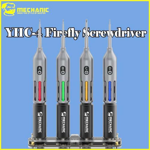 ชุดไขควงไฟฟ้า MECHANIC Firefly YHC-4 พร้อมแท่นชาร์จ หัวไขควง S2 เหล็กแม่เหล็ก สำหรับซ่อม/ถอดมือถือ