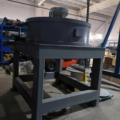 Elektromagnetyczny separator żelaza do suchych proszków — wysoki gradient, napęd silnikowy, wymuszony obieg oleju, chłodzenie powietrzem, wydajność 6Gmp