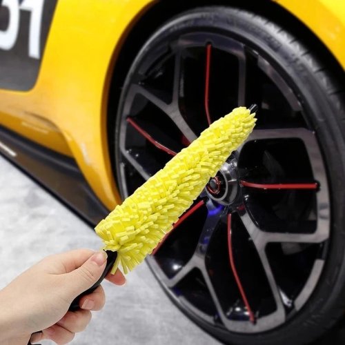 Tire & Rim Cleaning Brush — Easy Car Wheel Cleaner
