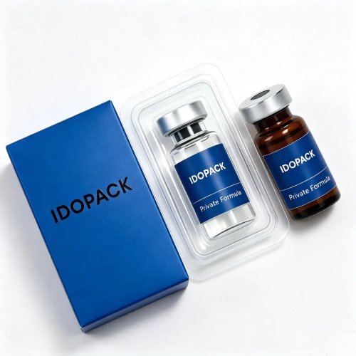 Вінілові етикетки 3ml/5ml/10ml під пептиди, набір з коробкою — нетоксичні наклейки для упаковки косметики