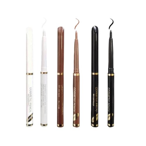 Barber beard outline pencil with built-in rotating pointed tip — professional beard guide