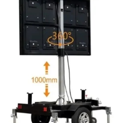 Pantalla LED exterior solar de alta luminosidad - rótulo digital resistente al clima