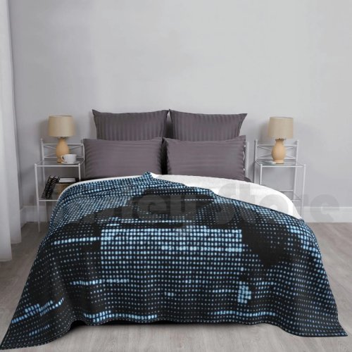 Plaid personnalisé motif cybersécurité (hacker)