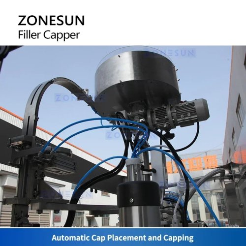 ماكينة تعبئة وتغطية زجاجات البيرة أوتوماتيكية أيزوباري ZONESUN ZS-CFC4 (لأغطية كراون)