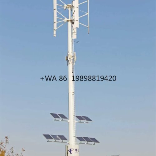 Turbina wiatrowa o pionowej osi 30 kW/50 kW, 5 łopat, wysoka wydajność, 380 V, solidna