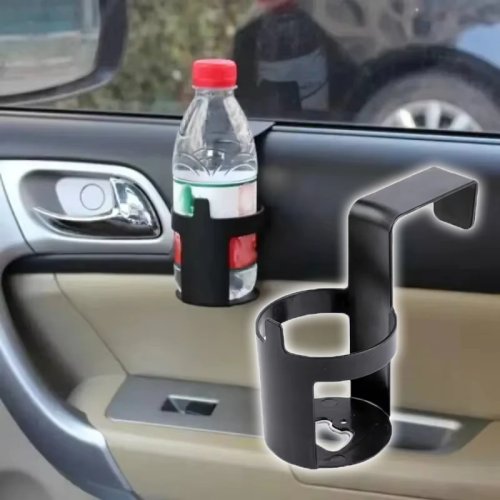 Car cup & bottle holder — auto drink stand, multifunctional holder for coffee cups and water bottles (1 or 2 pcs)