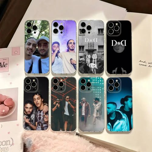 Funda con diseño Djadja & Dinaz para iPhone, compatible con iPhone 7 / 7 Plus / SE / X / XR / 11 / 12 / 13 / 14 / 15 / 16 / 17 (Mini / Pro / Pro Max)
