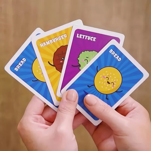 لعبة بطاقات Slapburger - لعبة حفلات عائلية سريعة، لِـ 2-6 لاعبين، في علبة