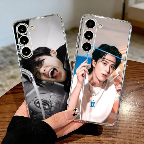 Wang Hedi (Dylan Wang) transparente Handyhülle für Samsung Galaxy S25/S24/S23/S22/S21/S20/Ultra/Plus/FE/Lite