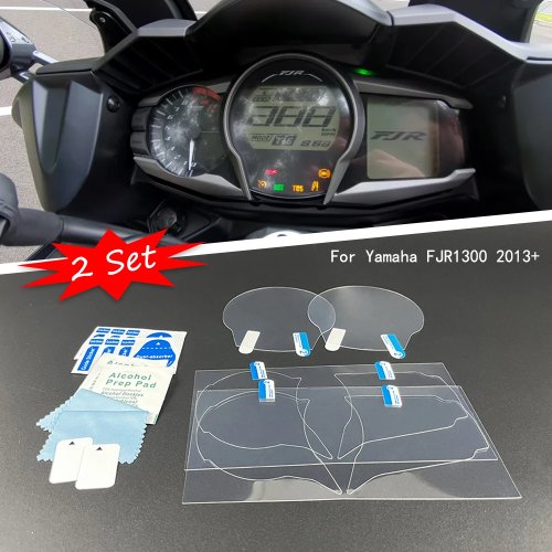 Instrument cluster/dashboard screen protector film for Yamaha FJR1300 (2013–2023) — meter display protective film