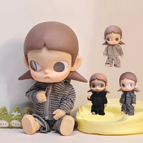 Solo ropa (sin figura) para figura de acción 1/8 (20 cm) — Conjunto casual de rayas 'zsiga Sister Gazi'