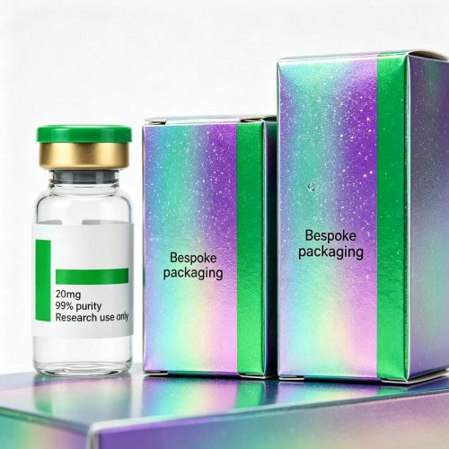 Individuelle Vinyl-Etiketten für Peptide 3ml/5ml/10ml mit Box – ungiftige Aufkleber für Kosmetik- und Pflegeverpackungen