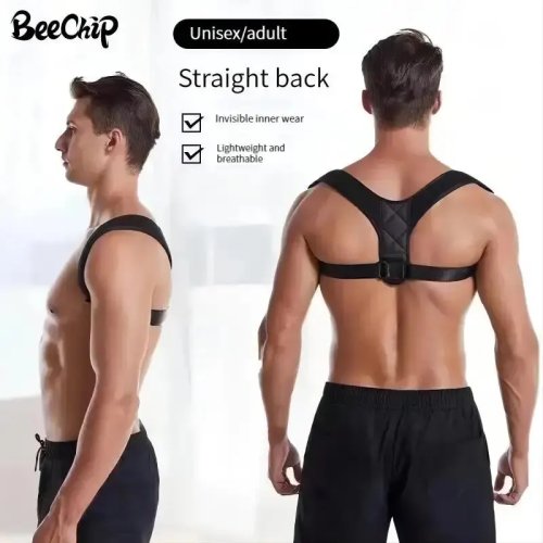 Back Posture Corrector Belt — Breathable Unisex Support for Hunchback Prevention & Sitting Posture Correction