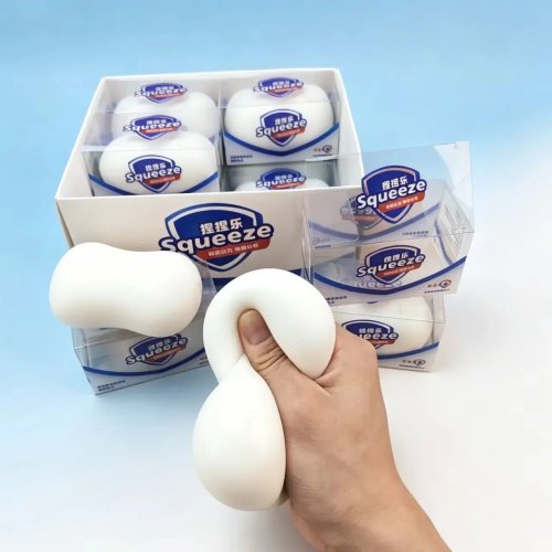 Squishy Soap Stress Ball — Crunchy Squeeze Fidget Toy, ASMR Anti-Stress Ball for Kids & Adults