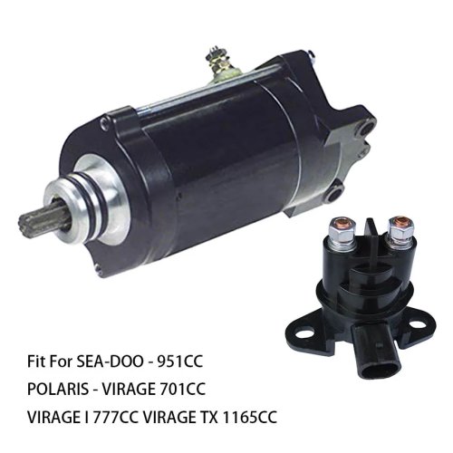 スターターリレー（Sea‑Doo／Polaris用）適合: 951cc、Virage 701／777／1165cc — 品番 18330 / 18399 / 3240110