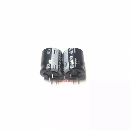 Condensador electrolítico Nichicon VZ 68µF 400V 18×20 mm, original — paquete 10–100 pzas