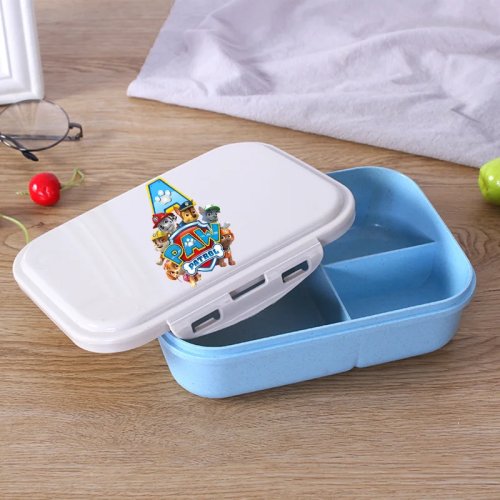 Lunchbox isotherme Paw Patrol pour enfants – Boîte bento/sac repas (Chase, Skye), motif lettres A–Z, idéale pour l'école et le pique-nique, cadeau