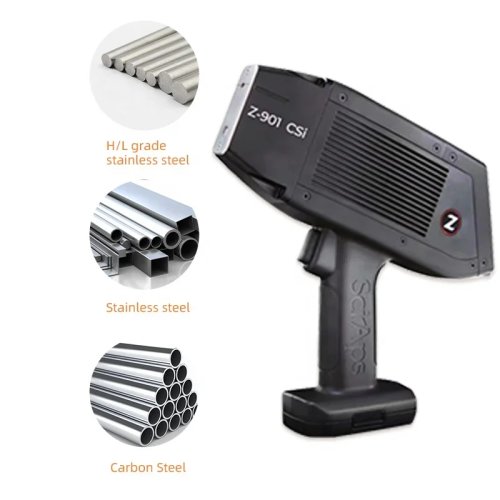 جهاز تحليل سبائك XRF محمول SciAps Z-901 — مطياف محمول لفحص الفولاذ وتحليل الكربون