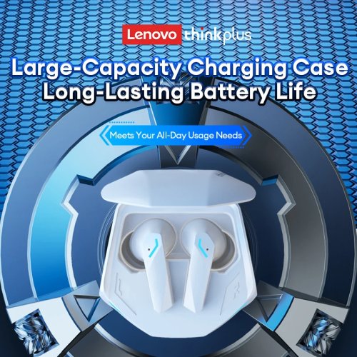 Lenovo GM2 Pro TWS True Wireless In-Ear-Kopfhörer, HiFi Stereo, geringe Latenz, Dual‑Mode für Gaming & Musik, Sport-Headset