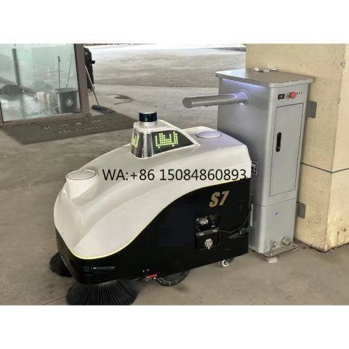 Autonomer Straßen- & Laubkehrroboter – fahrerlose Außenkehrmaschine, 2000–2500 m²/h